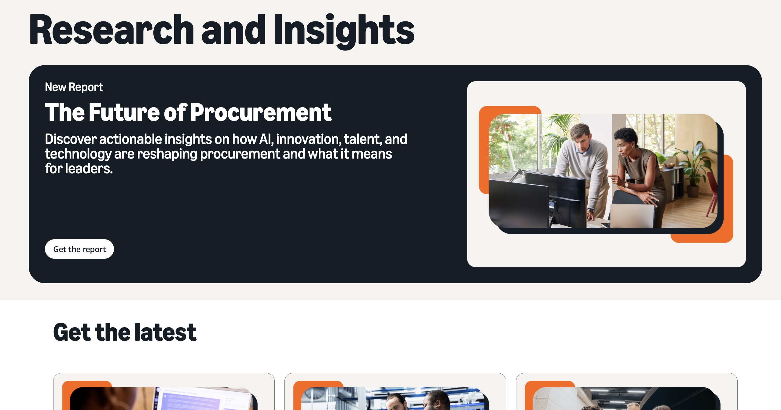 Research and Insights Hub